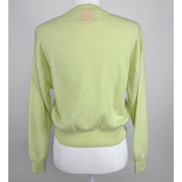 Crush Cashmere V-Neck Long Sleeve Lightweight Sweater Size XS - Picture 2 of 9